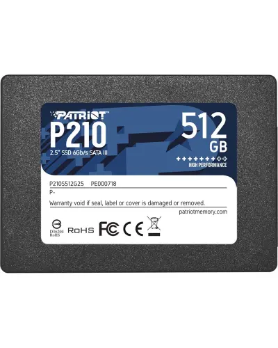 Накопитель Patriot P210 256GB SATA 2.5" (P210S512G25)