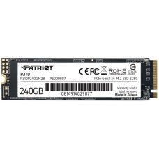 Накопичувач SSD Patriot P310 240Gb NVMe M.2 Gen3x4 (P310P240GM28) new