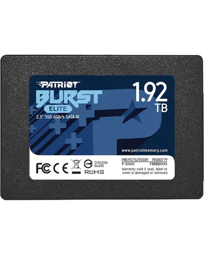 Накопитель SSD Patriot Burst Elite 1.92Tb SATA 2.5" (PBE192TS25SSDR)