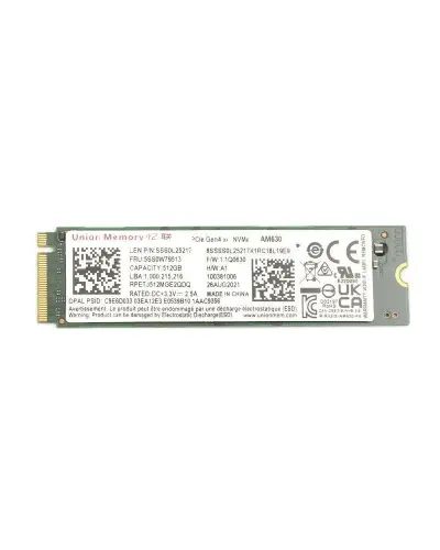 Накопитель SSD Union Memory AM630 512Gb NVMe M.2 Gen4x4 (RPETJ512MGE2QDQ)