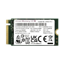 Накопичувач SSD Union Memory AM620 256Gb NVMe M.2 Gen3x4 (RPJTJ256MEE1OWX)