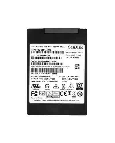 Накопитель SSD SanDisk X300s 256Gb SATA 2.5" (SD7SB3Q-256G)