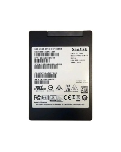 Накопичувач SSD SanDisk X300 256Gb SATA 2.5" (SD7SB6S-256G)