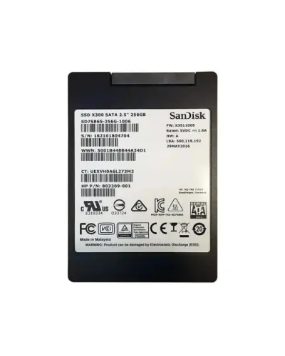 Накопитель SSD SanDisk X300 256Gb SATA 2.5" (SD7SB6S-256G)