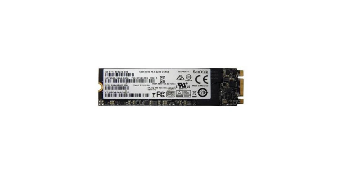 Накопитель SSD Sandisk X300 256Gb M.2 SATA (SD7SN6S-256G-1006) для