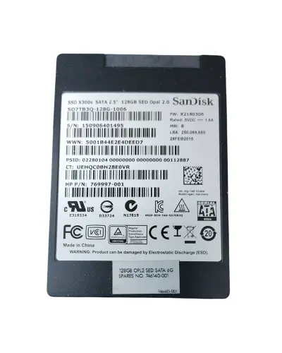 Накопичувач SSD SanDisk X300s 128Gb SATA 2.5" (SD7TB3Q-128G)