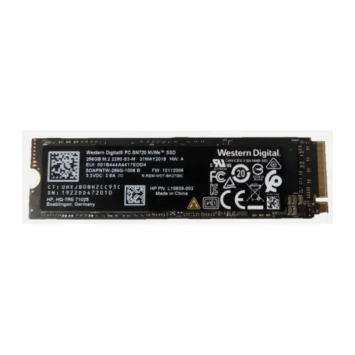 Накопитель SSD WD PC SN720 256Gb NVMe M.2 Gen3x4 (SDAPNTW-256G
