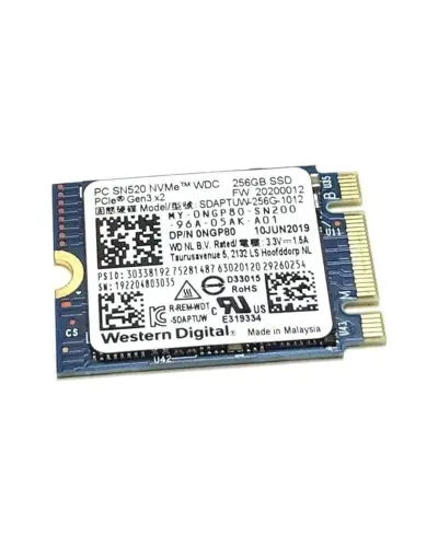 Накопитель SSD Western Digital SN520 256Gb M.2 NVMe Gen3x2 (SDAPTUW-256G)