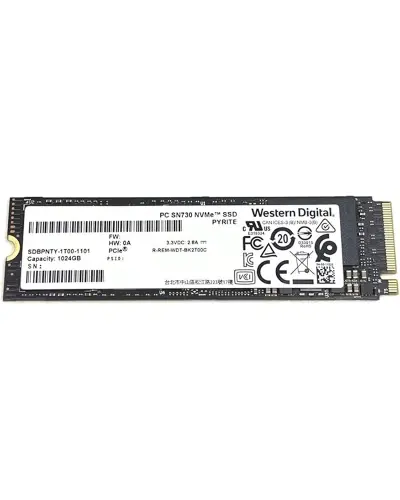 Накопитель SSD Western Digital SN730 1Tb NVMe M.2 Gen3x4 (SDBPNTY-1T00)