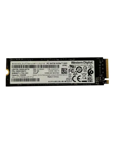 Накопичувач SSD WD 1Tb SN730 NVMe M.2 Gen3x4 (SDBQNTY-1T00)