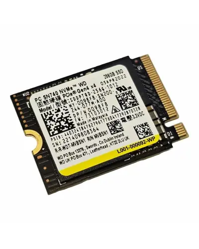 Накопичувач SSD Western Digital SN740 256Gb NVMe M.2 Gen4x4 (SDDPTQD-256G)