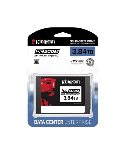Накопитель SSD KINGSTON 2.5" 3.84Tb SATA DC500M (SEDC500M/3840G)