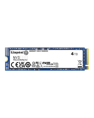 Накопичувач SSD Kingston NV3 4TB M.2 NVME 2280 (SNV3S/4000G)