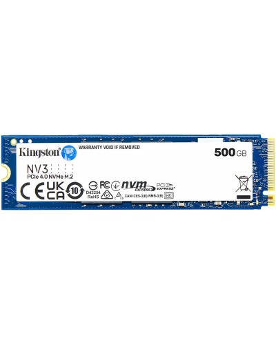 Накопичувач SSD Kingston NV3 500Gb M.2 NVME 2280 (SNV3S/500G)
