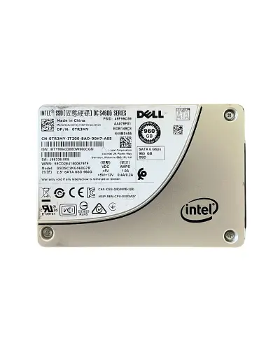 Накопичувач SSD Intel SSD DC S4600 960Gb SATA (SSDSC2KG960G7R)