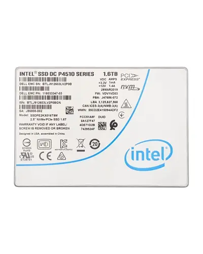 Диск SSD SATA Intel 1.6tb P4510 (SSDPE2KX016T8M)