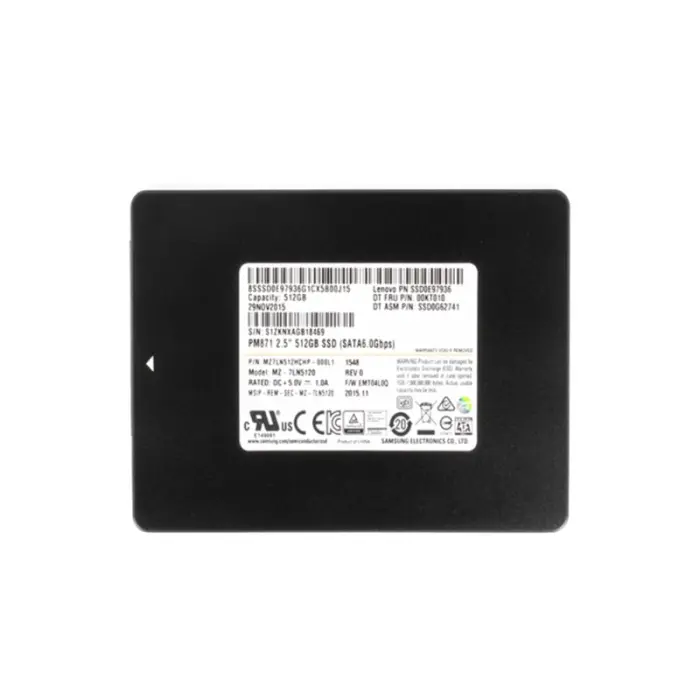 Накопитель SSD Samsung 512Gb SATA III 2.5 PM871 (MZ-7LN5120