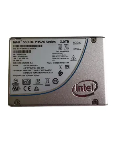 Накопитель SSD Intel DC P3520 2.0Tb U.2 NVMe (SSDPE2MX020T7)