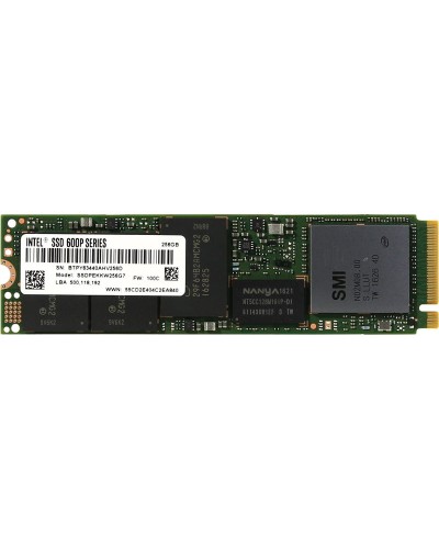 Накопичувач SSD Intel 600p Series 256Gb NVMe M.2 Gen3x4 (SSDPEKKW256G7)