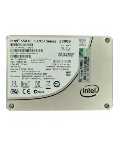 Накопитель SSD Intel DC S3700 200Gb SATA III 2.5 (SSDSC2BA200G3P)