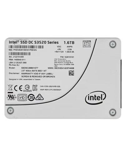 Накопитель SSD Intel DC S3520 1.6Tb SATA 2.5 (SSDSC2BB016T7)