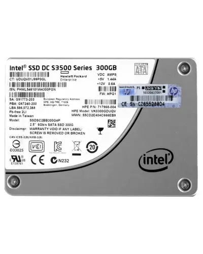 Накопитель SSD Intel DC S3500 300Gb SATA III 2.5 (SSDSC2BB300G4P)