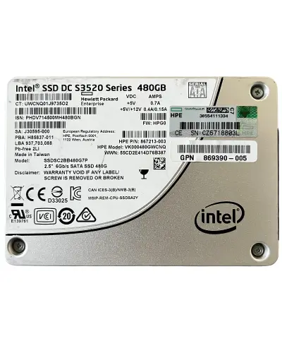 Накопичувач SSD Intel DC S3520 480Gb SATA 2.5 (SSDSC2BB480G7P)