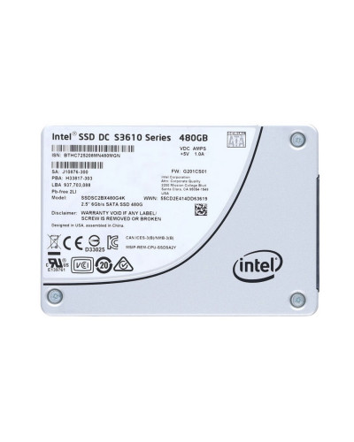 Накопитель SSD Intel DC S3610 480Gb SATA (SSDSC2BX480G4K)