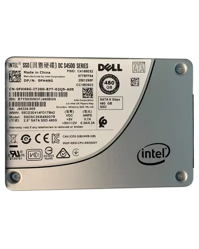 Накопичувач SSD Intel DС S4500 480Gb SATA 2.5 (SSDSC2KB480G7R)