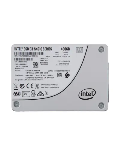 Накопичувач SSD Intel 480Gb SSD D3-S4510 SATA (SSDSC2KB480G8)