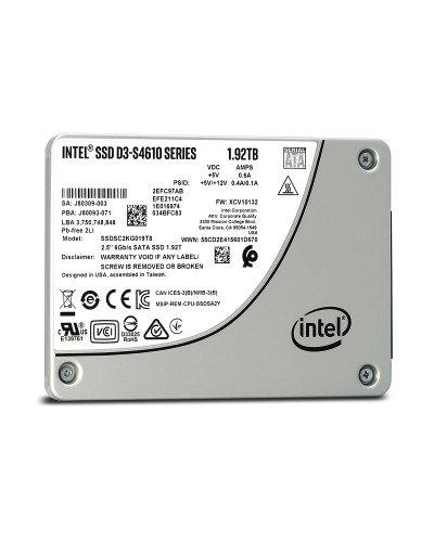 Накопитель SSD Intel D3 S4610 1.92Tb SATA (SSDSC2KG019T8)