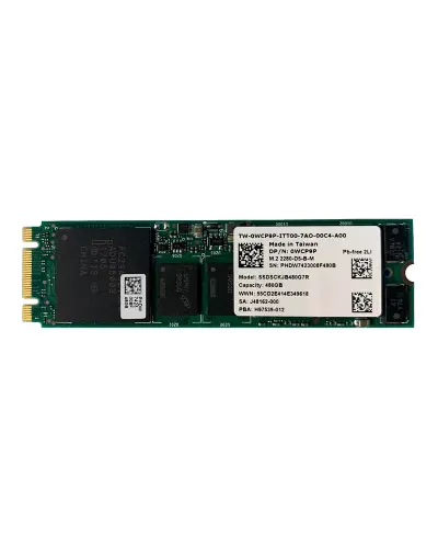 Накопичувач SSD Intel/Dell 480Gb M.2 SATA (SSDSCKJB480G7R / 0WCP9P)