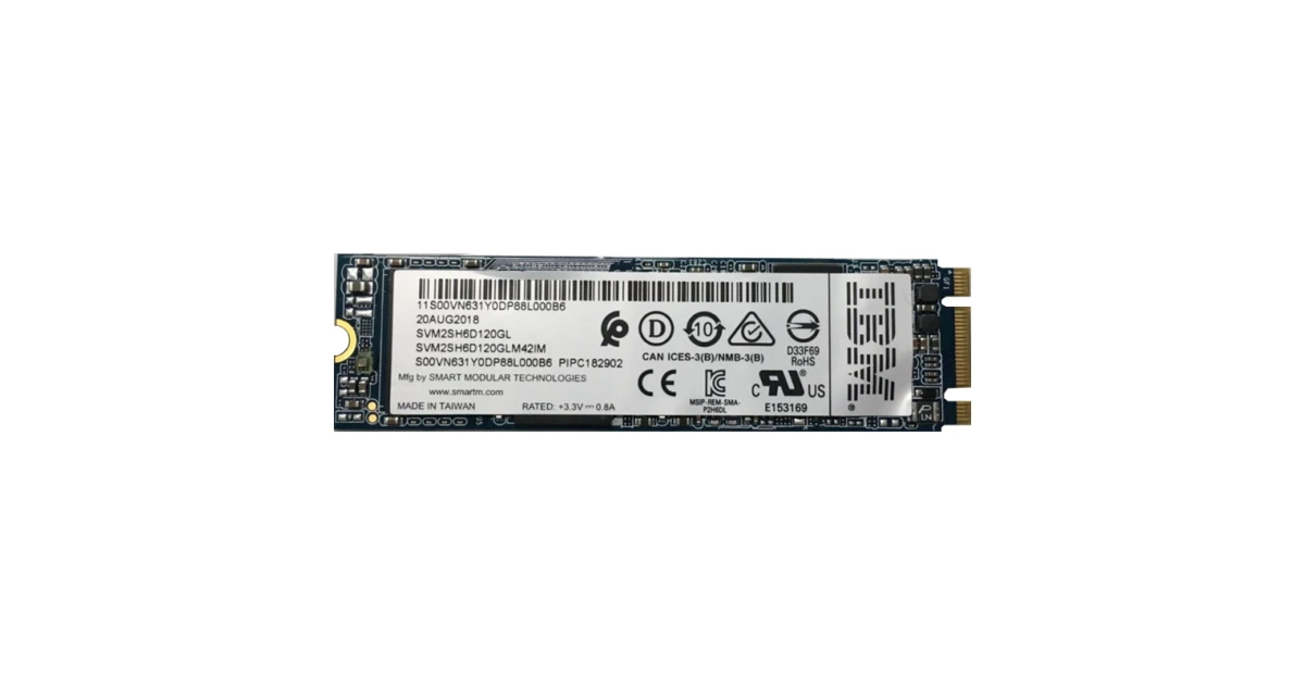 千１８ 長く使えるSSD メモリ8GB Windows1125H2 SSD Накопичувач SSD IBM 120Gb M.2 SATA (SVM2SH6D120GL) для ПК - купити
