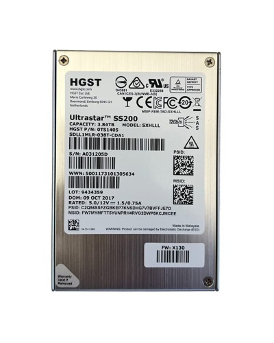 Накопитель SSD HGST Ultrastar SS200 3.84TB SSD SAS 12Gb/s (SXHLLL / 0TS1405)