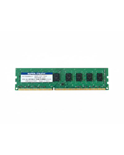 Оперативна пам'ять Super Talent 4Gb DDR3-1333 PC3-10600 (W1333UB4GV) UDIMM Non-ECC Unbuffered