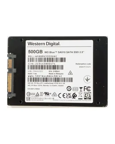 Накопитель SSD WD Blue SA510 500Gb SATA (WDBB8H5000ANC)