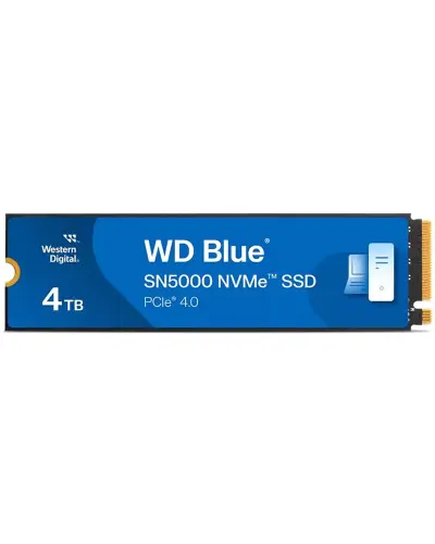 Накопичувач SSD WD Blue 4Tb SN5000 NVMe M.2 Gen4x4 (WDS400T4B0E)