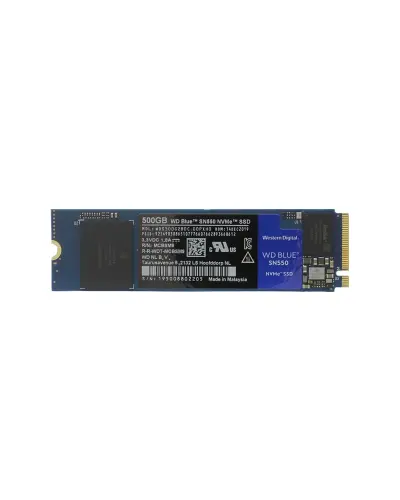 Накопитель SSD WD Blue 500Gb SN550 NVMe M.2 Gen3x4 (WDS500G2B0C)
