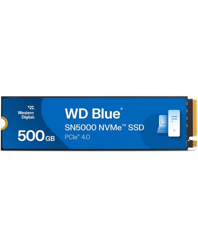 Накопичувач SSD WD Blue 500Gb SN5000 NVMe M.2 Gen4x4 (WDS500G4B0E)