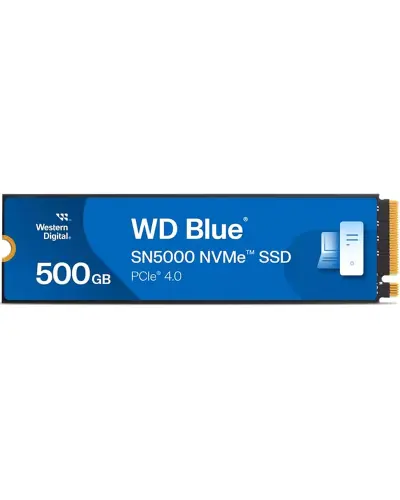 Накопитель SSD WD Blue 500Gb SN5000 NVMe M.2 Gen4x4 (WDS500G4B0E)
