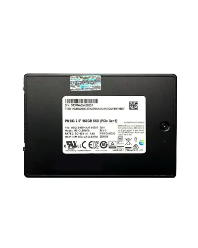 Диск SSD NVMe 2.5" 960 GB U.2 Samsung PM98З (MZQLB960HAJR-00007)