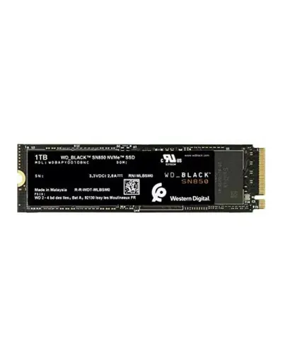 Накопичувач SSD WD_BLACK 1Tb SN850 NVMe M.2 Gen4x4 (WDBAPY0010BNC)