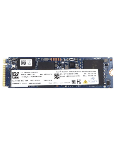 Накопичувач SSD Intel Optane H10 256Gb NVMe M.2 Gen3x4 (HBRPEKNX0101AH)