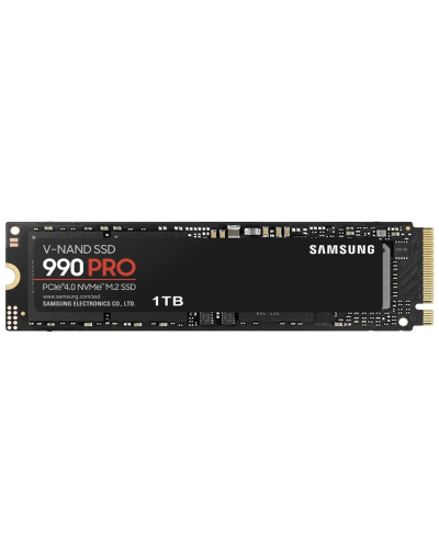 Накопичувач SSD Samsung 990 PRO 1Tb NVMe M.2 Gen4x4 (MZ-V9P1T0BW)