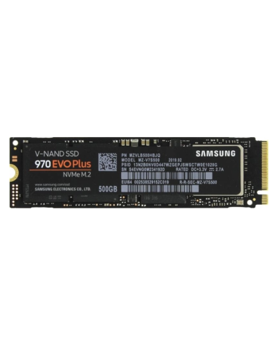 Накопичувач SSD Samsung 970 EVO PLUS 500Gb NVMe M.2 Gen3x4 (MZ-V7S500)