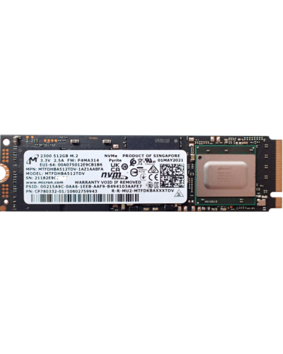 Накопичувач SSD Micron 2300 512Gb NVMe M.2 Gen3x4 (MTFDHBA512TDV)