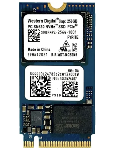 Накопичувач SSD WD PC SN530 256Gb NVMe M.2 Gen3x4 (SDBPMPZ-2566-1001)
