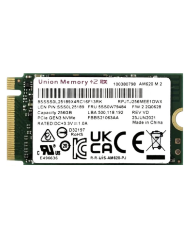 Накопичувач SSD Union Memory AM620 256Gb NVMe M.2 Gen3x4 (RPJTJ256MEE1OWX)