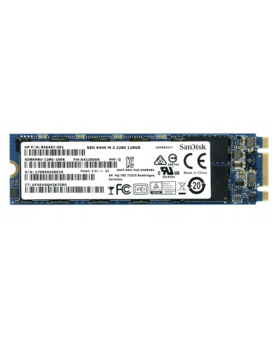 Накопичувач SSD Sandisk X400 128Gb M.2 SATA (SD8SN8U-128G-1006)