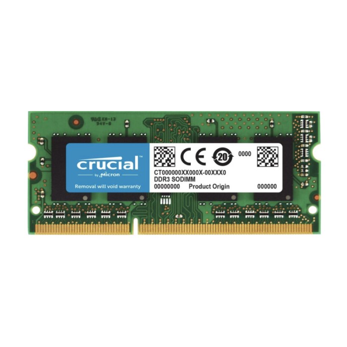 Crucial 8Gb DDR3 1600 PC3L 12800S CT102464BF160B SODIMM Non ECC Small Outline Serverparts .ua